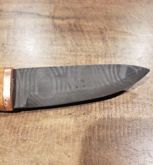 Ladder Damascus Knife